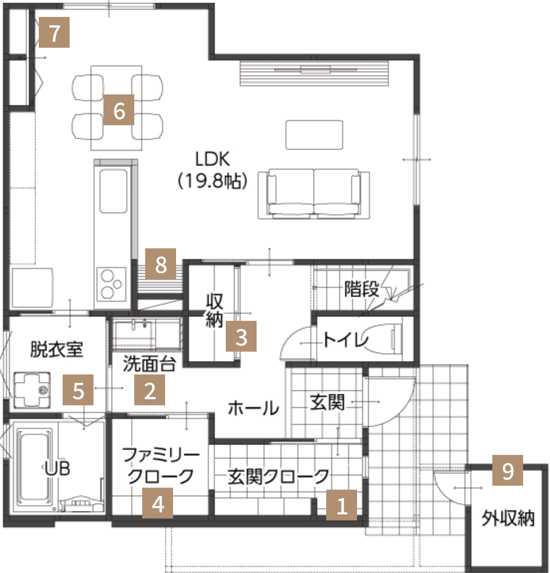 間取り 1階