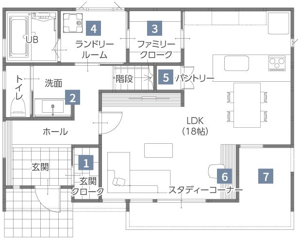 間取り 1階