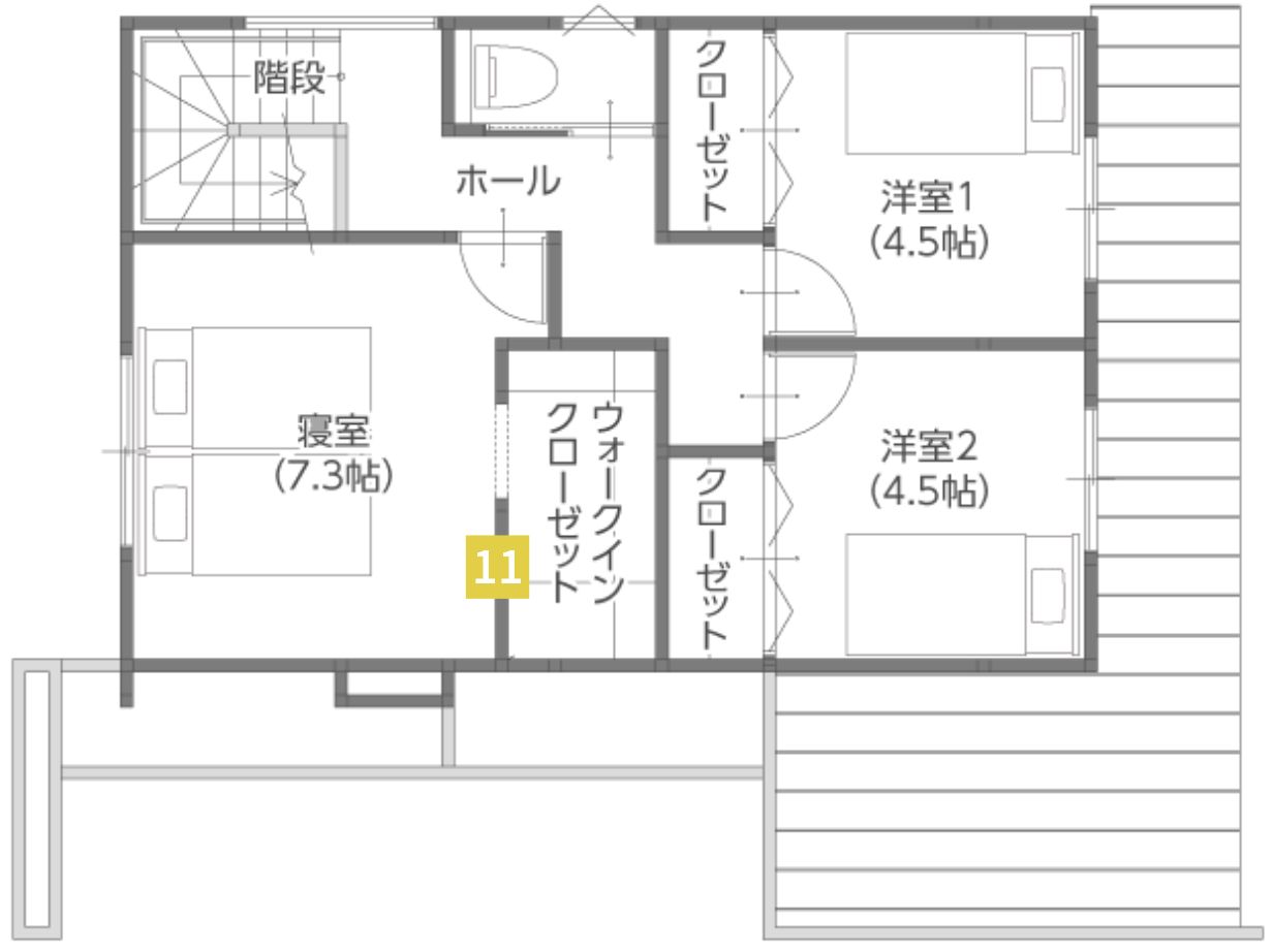 間取り 2階